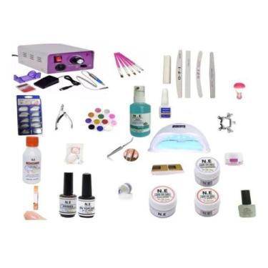 Imagem de Kit De Manicure Unha Acrigel Fibra Cabine Profissional 7.0 - New Earth