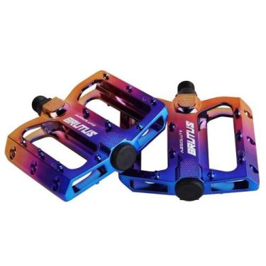Imagem de Pedal Brutus Plataforma Flat BMX / MTB / DH / Enduro 9/16 Bike Alumíni