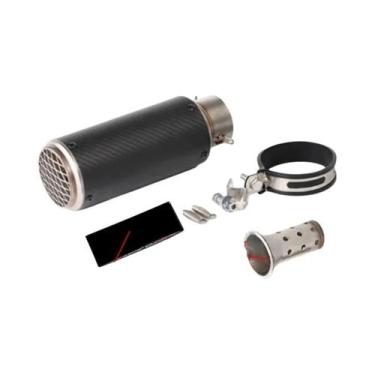 Imagem de Silenciador De Escape Universal Em Fibra De Carbono 51/60mm DB Killer 