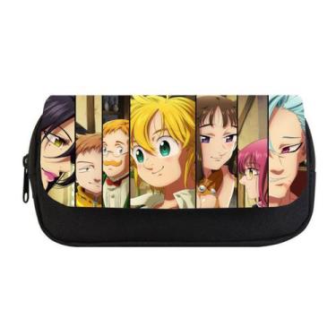Imagem de Bolsa de lápis Seven Deadly Sins Meliodas para crianças 22x11,5x10cm -