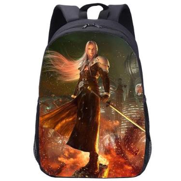 Imagem de Mochila escolar Finals Fantasy Anime para crianças - yiweisai