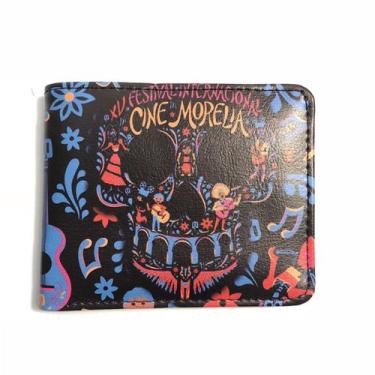 Imagem de Carteira Cocos Anime Characters Slim Bifold em couro PU - Yiweisai