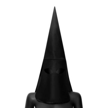 Imagem de Fantasia de Halloween Chapéu de bruxa preta Chapéu de feiticeiro de co