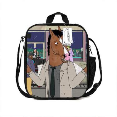 Imagem de Lancheira Bojacks Horsemans Anime, pano Oxford reutilizável - yiweisai