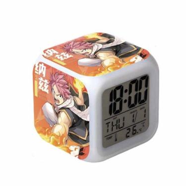 Imagem de Relógio digital LED Fairy Tails Square com função de despertador - yiw