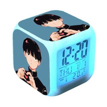 Imagem de Despertador Psychic 100% quadrado LED digital com despertador - yiweis