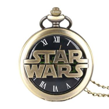 Imagem de Pocket Watch Stars Darths Vaders, tema de anime, bolsos de quartzo - Y