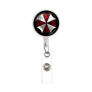 Imagem de Porta-Crachá Retrátil Com Design De Guarda-Chuva, Suporte Para Cartão 