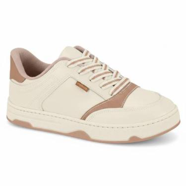 Imagem de Tênis Moleca Casual Chunky Feminino Confortável Original -, Off white,