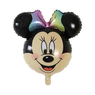 Imagem de Balões De Folha Disney Mickey E Minnie Mouse Para Chá De Bebê E Decora