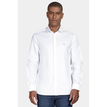 Imagem de Camisa Aramis Regular Falso Liso Misto Branco-Masculino