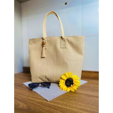 Imagem de Bolsa de Praia Feminina Grande - Tendência Verão - DailaMuniz Moda Pra