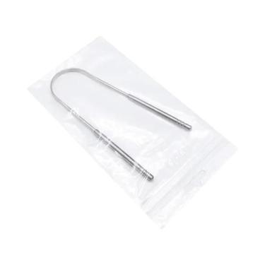 Imagem de Raspador De Língua Em Aço Inoxidável, Ferramenta De Higiene Oral, Cuid
