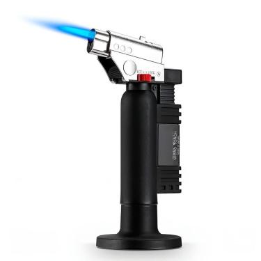 Imagem de Maçarico Tocha Queimadora Regulável Gás Butano Fogo - Portátil Com Chama Ajustável