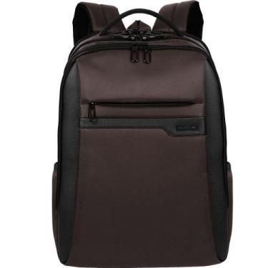 Imagem de Mochila Grande 3 Compartimentos Laptop Prime Sestini, Marrom