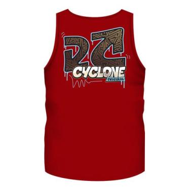 Imagem de Regata Cyclone Street Art Metal, Vermelho rubro, P