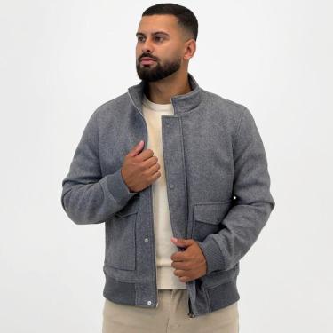 Imagem de Casaco Broken Rules em Tecido Gola Alta Masculino-Masculino