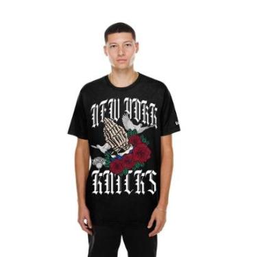 Imagem de M NEW ERA LIFGRA SSTEE 3129 NEYKNI BLK-Masculino