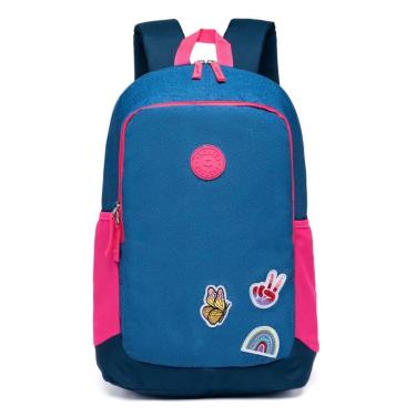 Imagem de Mochila Feminina Escolar Reforçada Juvenil Espaçosa-Feminino