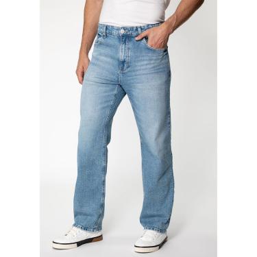 Imagem de Calça Jeans Relaxed Straight Azul Claro-Masculino