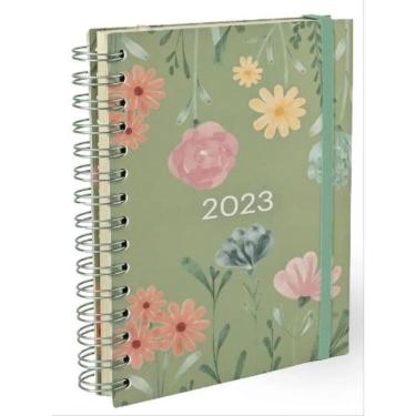 Imagem de 2023 AGENDA FLORAL W ANA LUIZA JARDIM HORIZONTAL TECA DIÁRIA P - 11,50 x 15,50