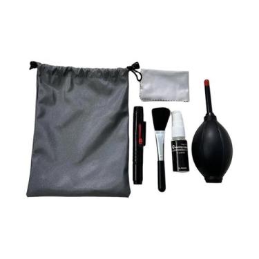 Imagem de Kit Profissional De Limpeza De Lentes DSLR Com Soprador De Ar, Pano, C