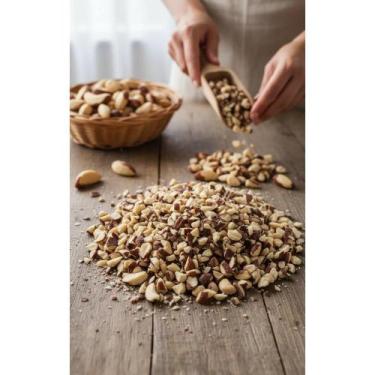 Imagem de Castanha do Pará Pura 1kg  Integral, Crocante, Nutritiva - Congratulat