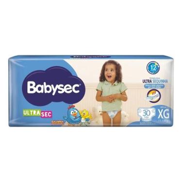 Imagem de Fralda Galinha Pintadinha Ultrasec Xg 30 Unidades Babysec Gê