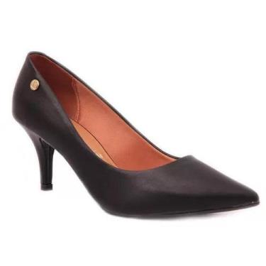 Imagem de Sapato Scarpin Vizzano 1185.702 Salto Médio Feminino, Preto, 36
