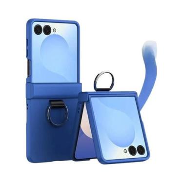 Imagem de Capa Dura Para Samsung Galaxy Z Flip 7 FE 6 5 4 3 Com Anel E Proteção 