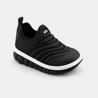 Imagem de Tênis Infantil Bibi Roller 2.0 Preto/Branco Casual Menino, Preto, 31
