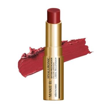 Imagem de Batom Preenchedor Vermelho Red Classic Make B. Hyaluronic O Boticário 