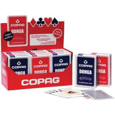 Imagem de Kit 12 Baralhos Dunga Para Canastra - Copag
