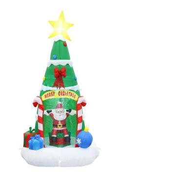 Imagem de Árvore de Natal Inflável  Papai Noel Members Mark