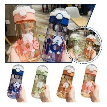 Imagem de Garrafa infantil bico de silicone 600 ml fratelli, AZUL