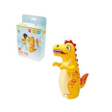 Imagem de Boneco Inflável Teimoso João Bobo 3D Dinossauro - Intex
