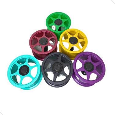 Imagem de 12 Carretilha Plastico 15 Cm Rapida Para Pipa Combate - ARV