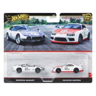 Imagem de Hot Wheels Car Culture Toyota 2000GT e Toyota Supra 1magnus, Branco