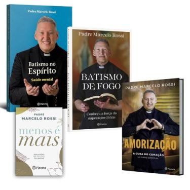 Imagem de Kit 4 Livros, Batismo no Espírito Espirito, Padre Marcelo Rossi + Amor