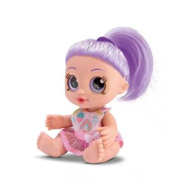 Imagem de Boneca Baby Rainbow Papinha Vinil 818 - Bambola