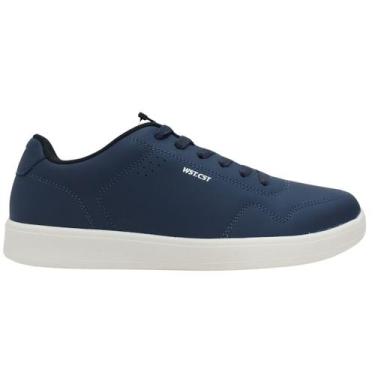Imagem de Sapatênis Masculino West Coast Conforto e Estilo Casual, 39, Marinho