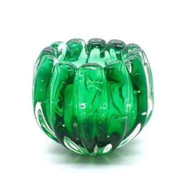 Imagem de Cachepot Murano Liceu "P" Cores Labone - Cristais Labone, Verde Folha,