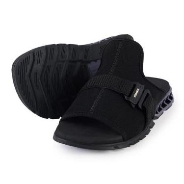 Imagem de Chinelo Kenner Rakka Akyo Slide Sandália Masculino Preto, Preto, 38