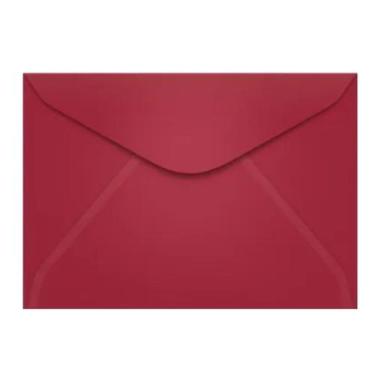 Imagem de Envelope Carta 114x162 com 100 Vermelho Vinho Pequim Scrity