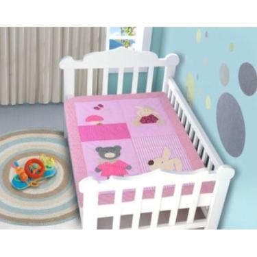 Imagem de Edredom Bebê 1,16m x 0,87m Mamãe Urso - ROZAC