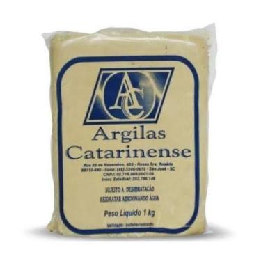 Imagem de Argila Catarinense 1kg Kit Com 10 Unidades