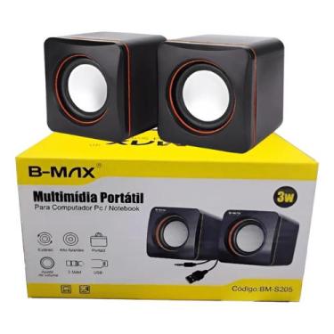 Imagem de Caixa Caixinha De Som Portátil Bm-s205 - B-max de 3W RMS Para Computad