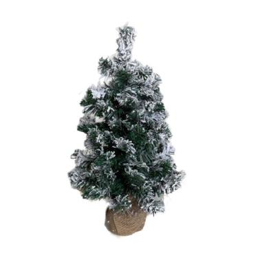 Imagem de Mini Árvore De Natal Nevada 55cm  Compacta E Charmosa - cromus