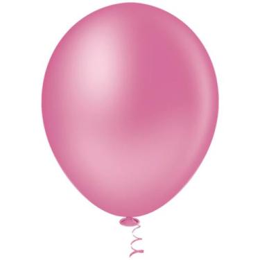 Imagem de Balão Pic Pic N10 Liso C/50un Festa Decoração Aniversario, Rosa Forte