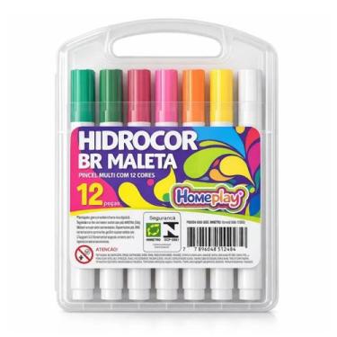 Imagem de Canetas Marcadores Acrílicos 12 Cores para Colorir HomePlay